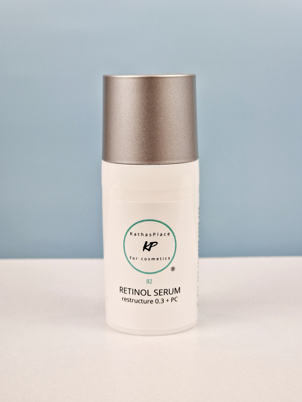 RETINOL SERUM RESTRUCTURE 0,3 & PC: hochdosiertes Retinol Serum gegen Falten, Narben, Hyperpigmentation